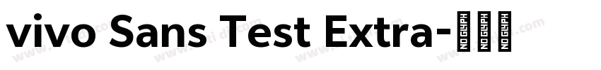 vivo Sans Test Extra字体转换
